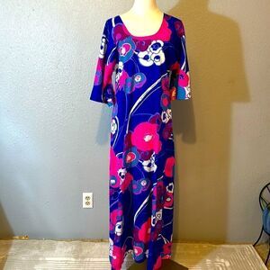Vintage maxi boho dress by Two Potato of Laguna beach, California size M